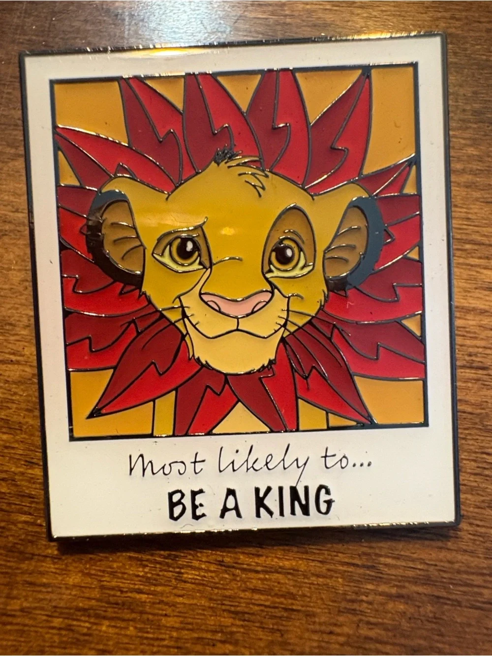 Disney Lion King Loungefly Pin- Yellow & Red